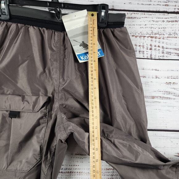 NWT Kokatat TROPOS Deluxe Boater Pants L Gray Waterproof Nylon Kayak USA Made - Picture 10 of 12